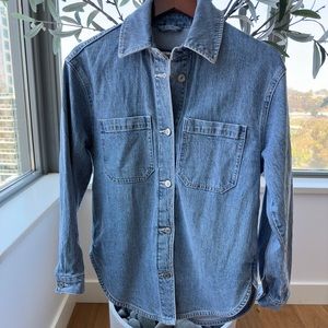 Abercrombie Oversized Denim Shirt Jacket Size XS